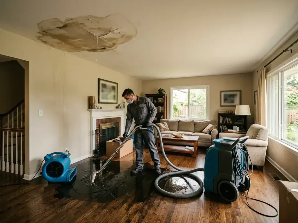 attic-pipe-burst-ceiling-drip-008 — frequently asked questions, Water Damage Restoration & Carpet Care in Saddle River, NJ